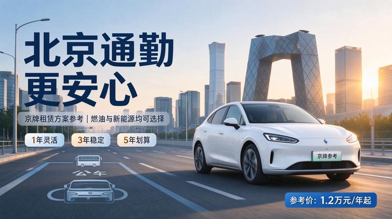 京牌租赁咨询现场，商务人士展示资质证书